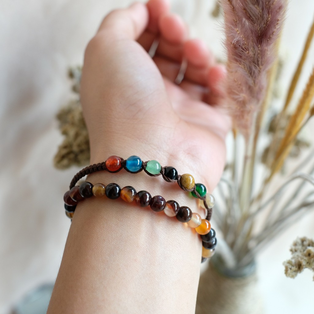 GELANG KESEHATAN - Gelang Dewasa Amber Baltic x Gemstone by AMBER SEMUT