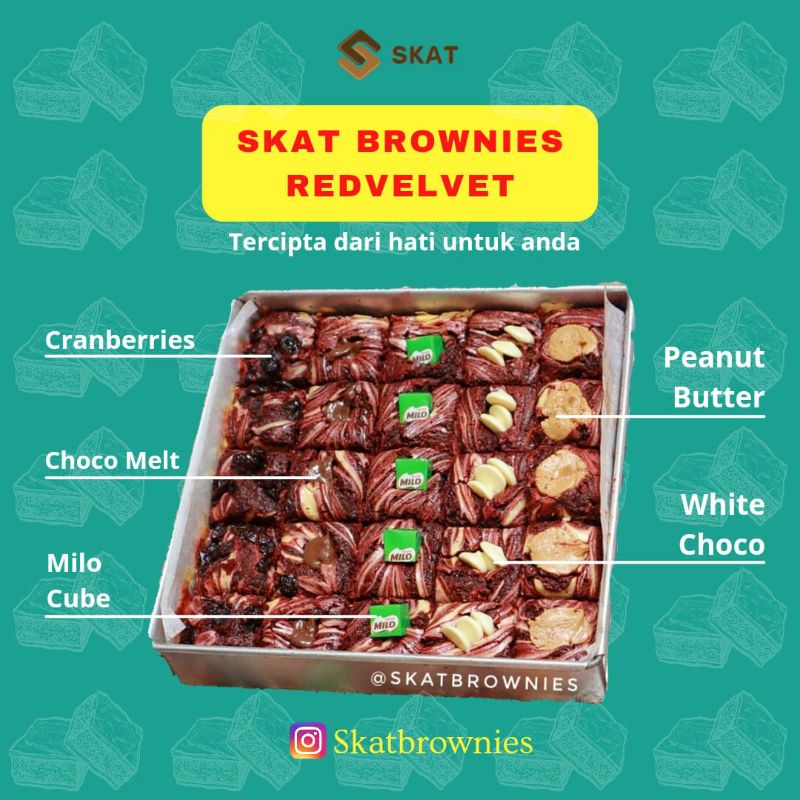 

SKAT BROWNIES REDVELVET by SKAT SEKAT