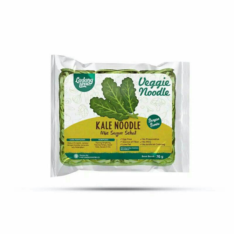 LADANG LIMA Veggie Noodle Kale Noodle 76 g Halal