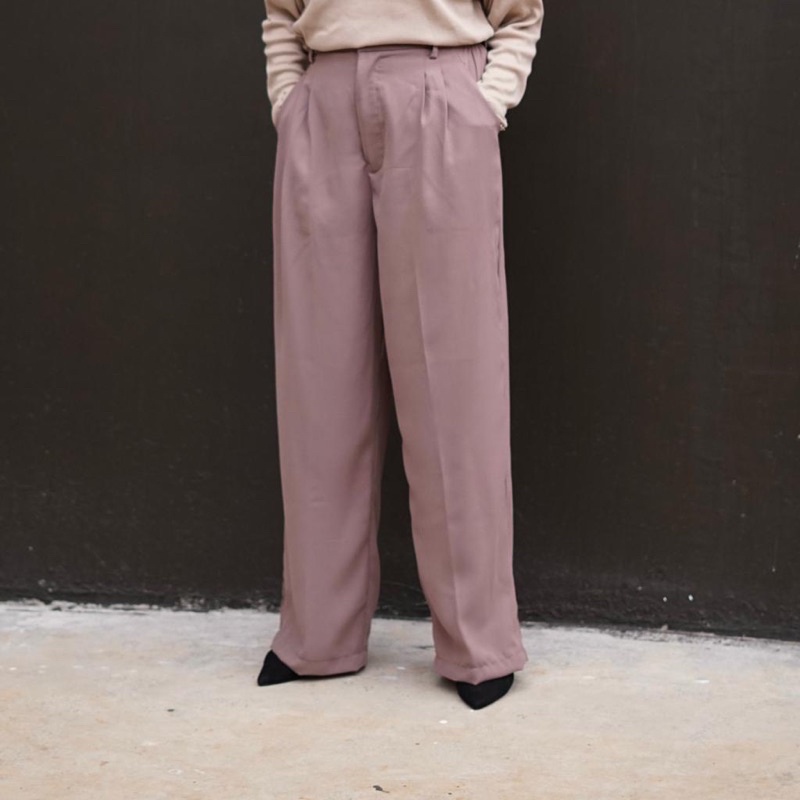 Cato pants/ highwaist loose pants/ wide leg pants