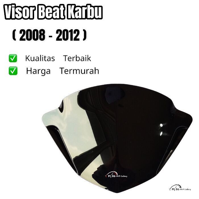 Visor Beat Karbu Tahun 2008 - 2012 Kualitas Terbaik Harga Termurah