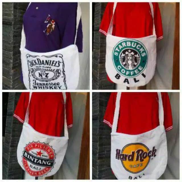 Tas Kanvas Tas Slempang Tas Blancu Bali