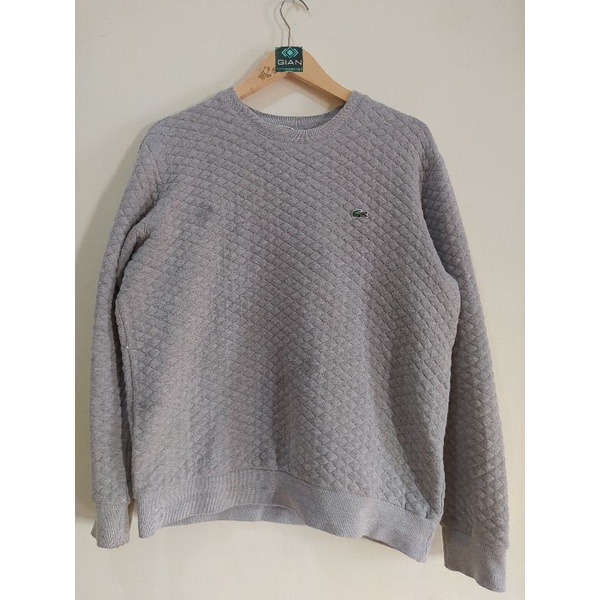 crewneck sweater pria second branded original lacoste.
