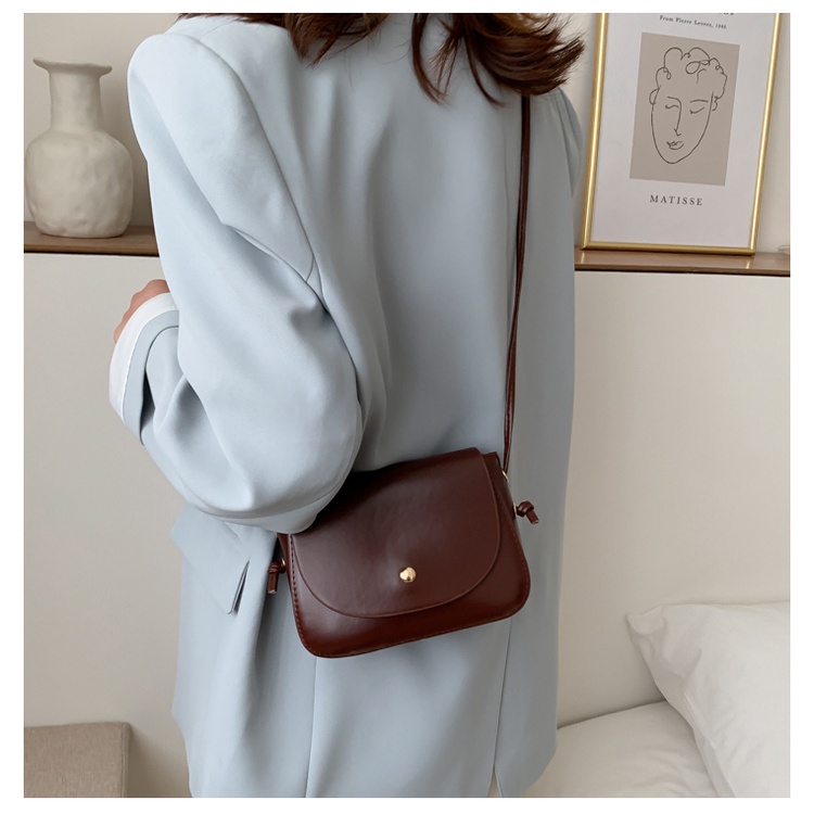 KOREAN SMALL MESSENGER BAG SIMPLE TRENDY / Korean leather sling bag / tas korea selempang / tas slempang kulit mini / tas import lucu simpel simple warna pastel