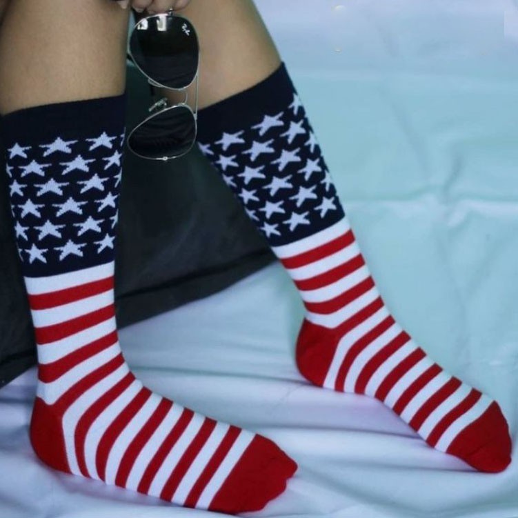 KAOSKAKI TEBAL BENDERA AMERIKA AMERICAN FLAG SOCKS