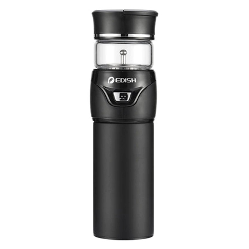 Mug 316 stainless Thermos cup steel portable water cup mens portable tea separation tea cup set