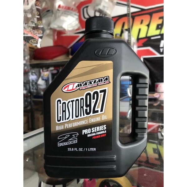 MAXIMA 2T CASTOR927 Racing Oil Pro Series Volume 1 Liter Original