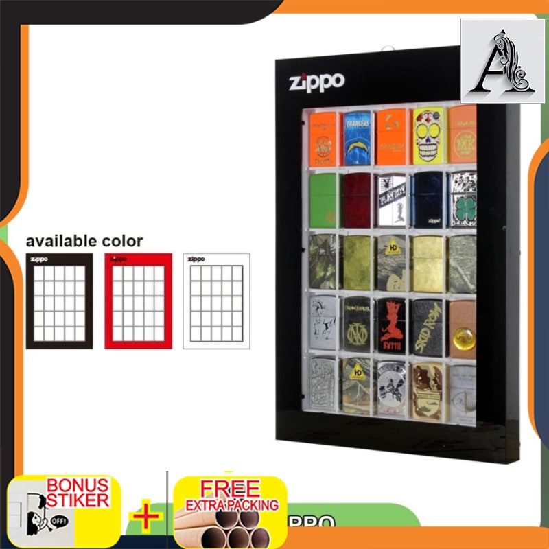 

Grosir Hard Case Zippo Collection Acrylic Slim Edition ISI 25 - Hitam No Lighting