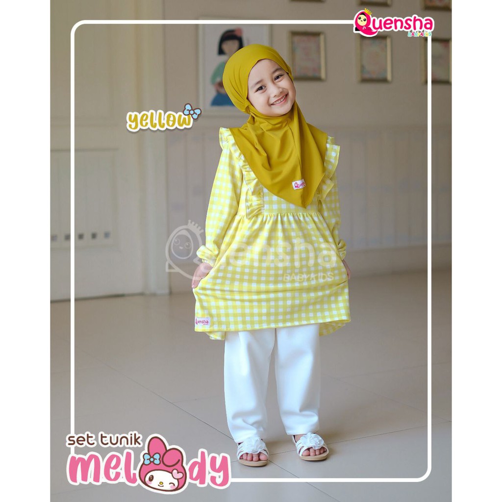 Setelan Melody Tunik 3IN1 By Quinsha