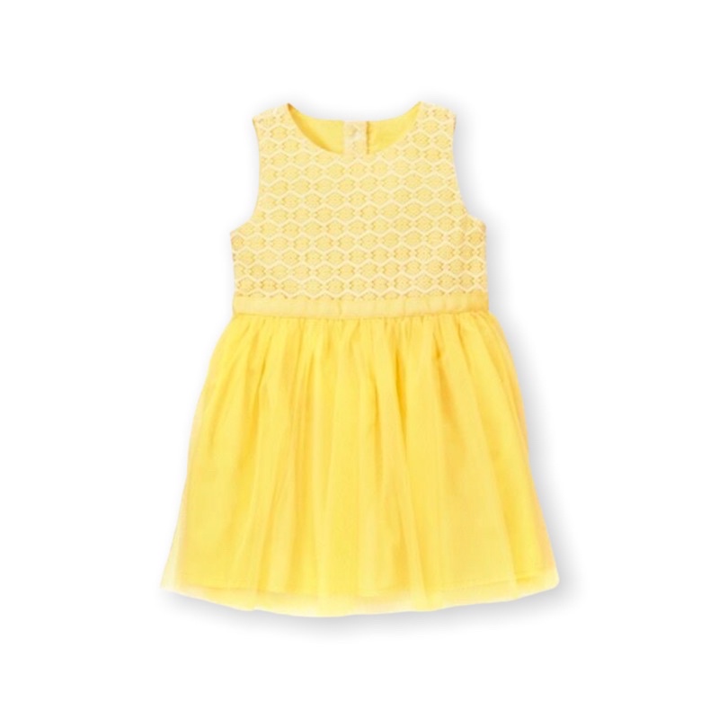 DRESS ANAK PEREMPUAN 3TAHUN TULLE / DRESS KUNING ANAK 3 tahun