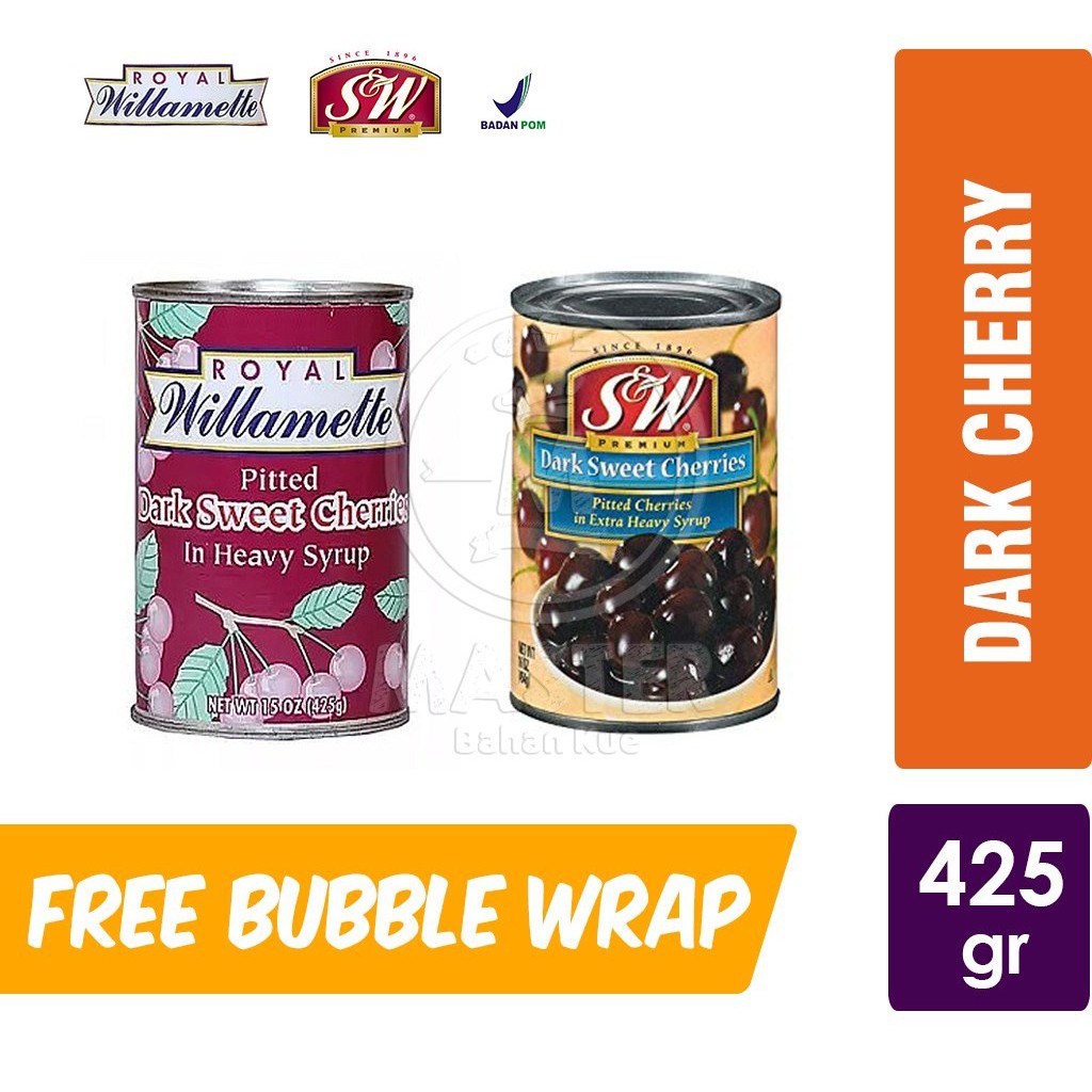 

Buah Cherry Hitam Manis / Dark Sweet Cherries [Kaleng 425-439 gr]