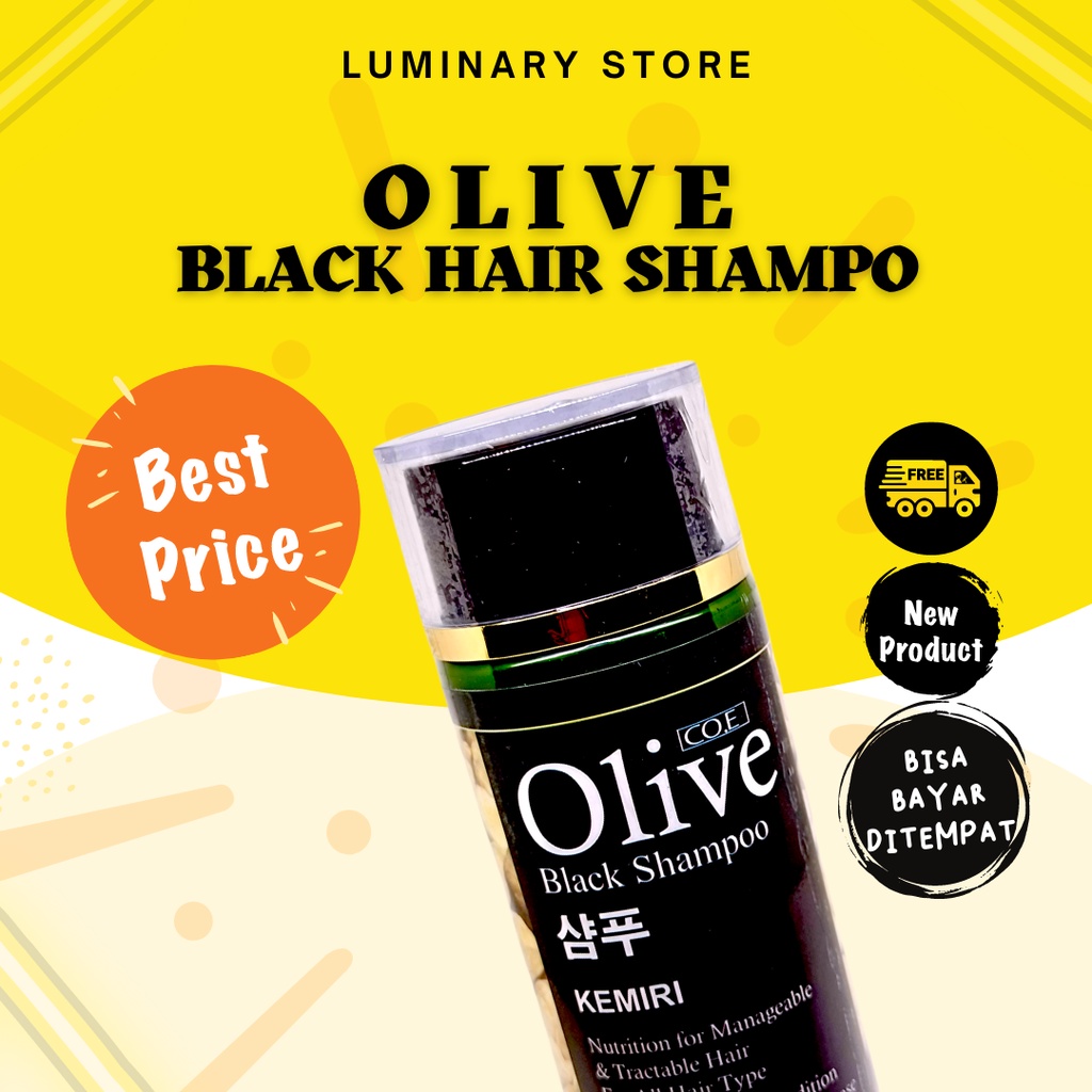 SYB Olive Black Shampoo Kemiri / 200ml