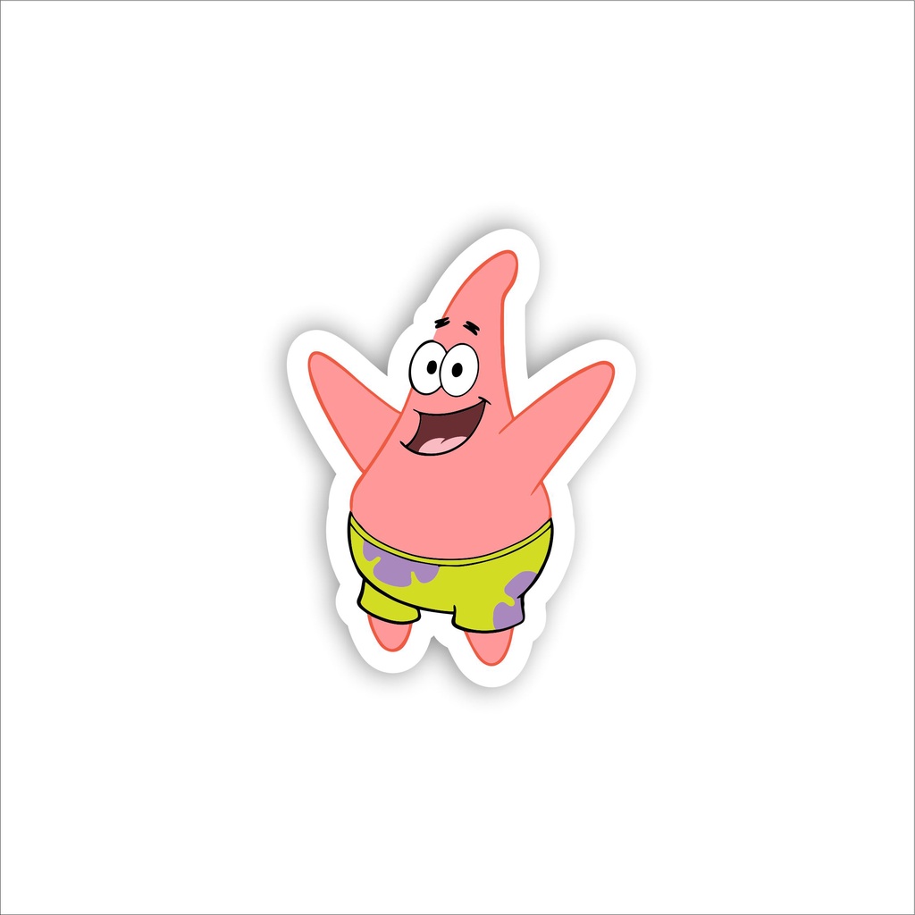 

Stiker Sticker Patrick Star Black White Case PhoneLogo Brand Skate Surf Band Aesthetic Grosir Murah Pop Art Clothing Basic Daily Tumblr Laptop Motor Helm HP Casing Striping Tempel Label Merk Dinding Graftac Vinyl High Quality decal