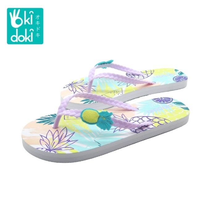 OKIDOKI Lady Slippers Fruity 48410-Light Blue - Sandal Wanita