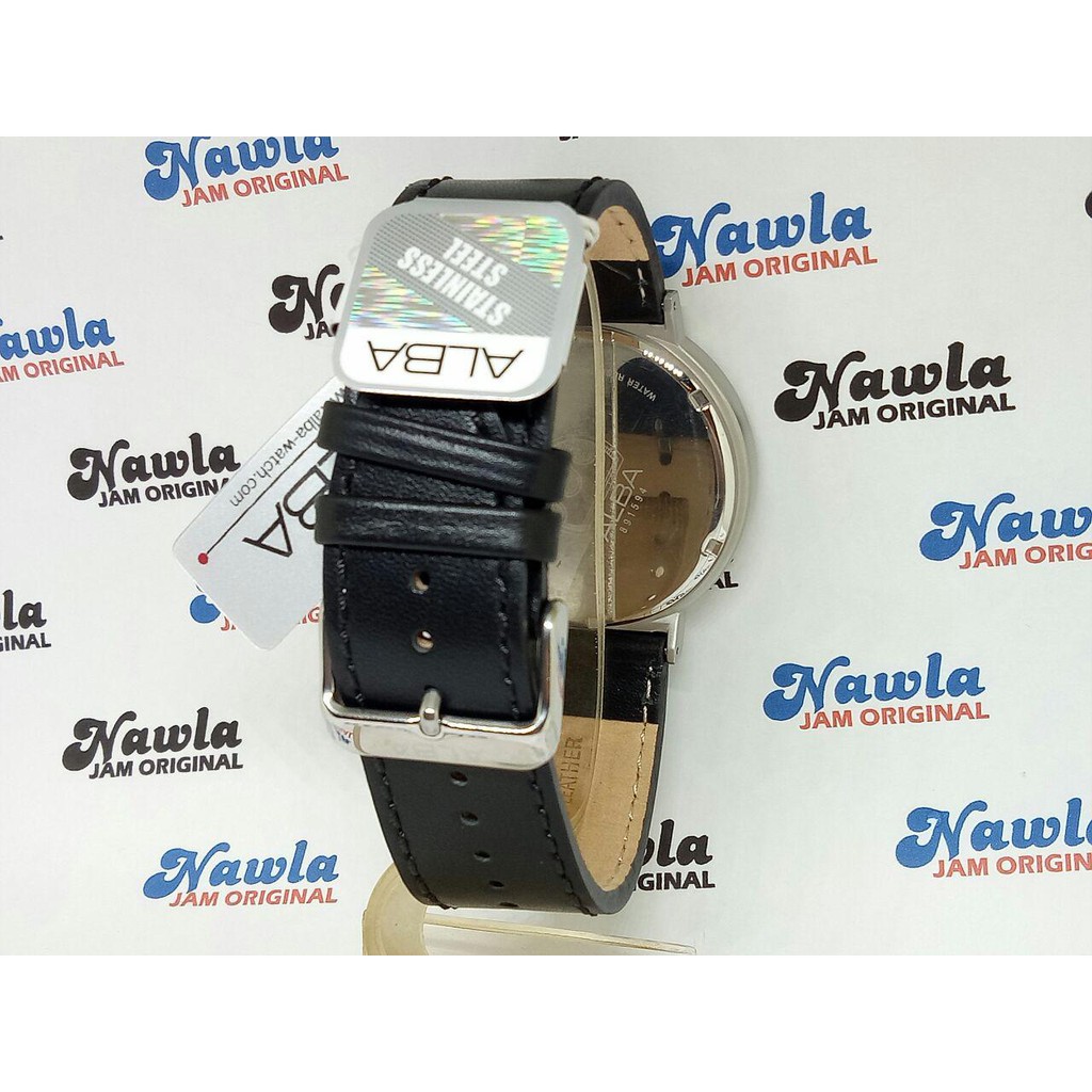 Alba Quartz AS9H27X1 Analog Black Dial - Jam Tangan Pria AS9H27