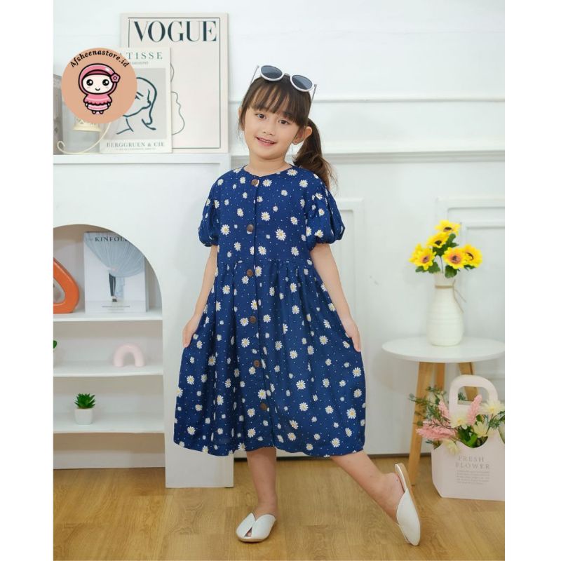 Afsheenastore Dalmi Dress By Almahyra Kids