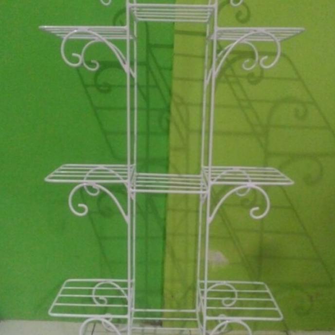 STANDING RAK POT 9 SUSUN/ RAK BUNGA BESI KOKOH