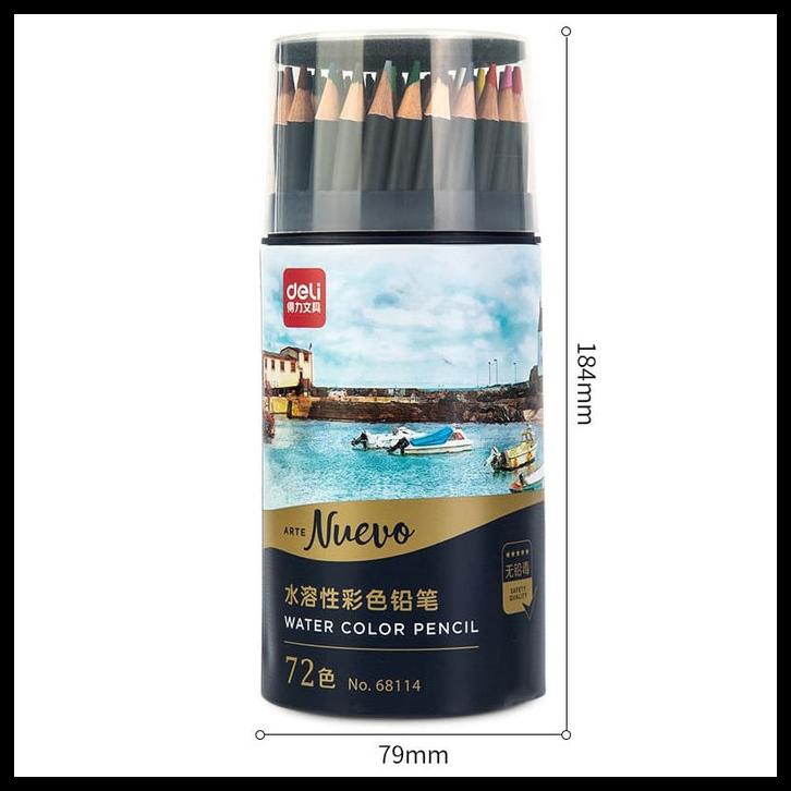 

TERBARUU!! Deli profesional pensil warna 72 warna tahan air 68114 PROMO