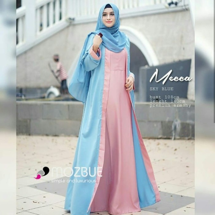 GAMIS SYARI ANNAJAH CAPUCCINO 900GR 110 140 ALLSIZE GAMIS SYARI BUSUI CADAR CREPE HQ POLOS MURAH I.