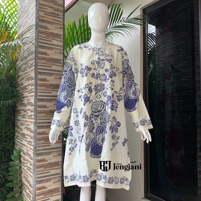 Tunik Batik Encim Lengan Panjang