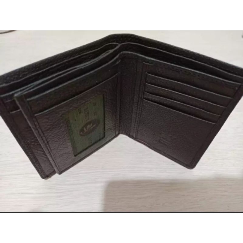 dompet kulit braun buffel - dompet kulit pria asli model 3 dimensi - fashion pria - bisa COD