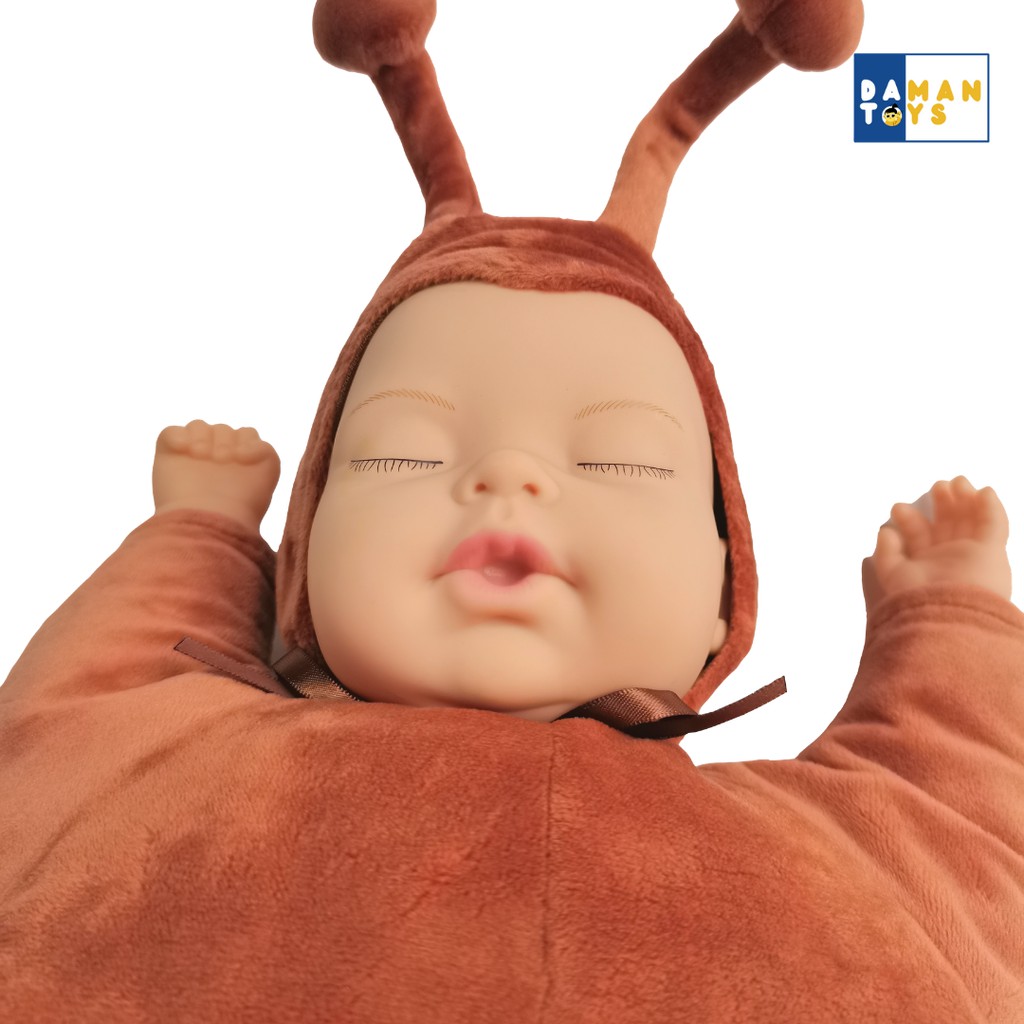 Mainan anak Boneka Tidur, Boneka Bunyi, Boneka nangis, Mainan Anak Perempuan, Sleeping Baby Bieber