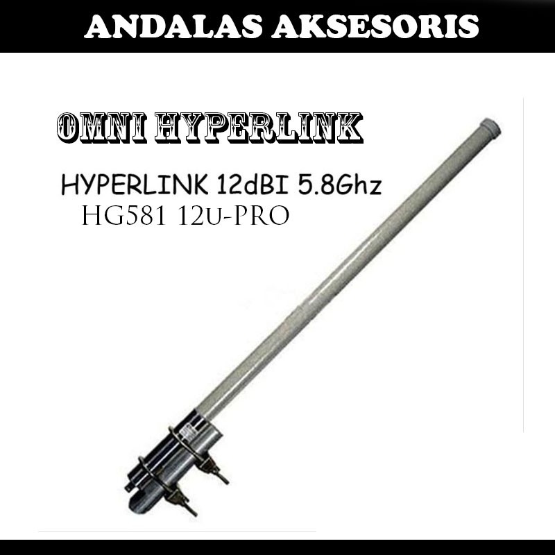 ANTENA OMNI HYPERLINK 12Dbi 5.8Ghz