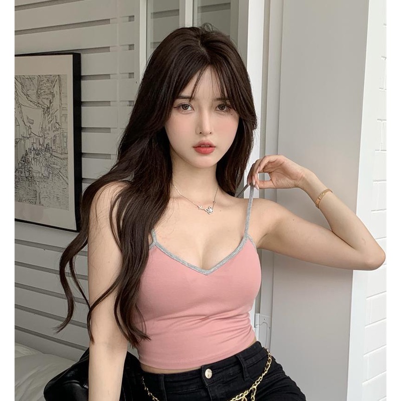 Nicebra Tanktop Bra Fashion Gyn Bra Olahraga Wanita Tanpa Kawat Import 1115