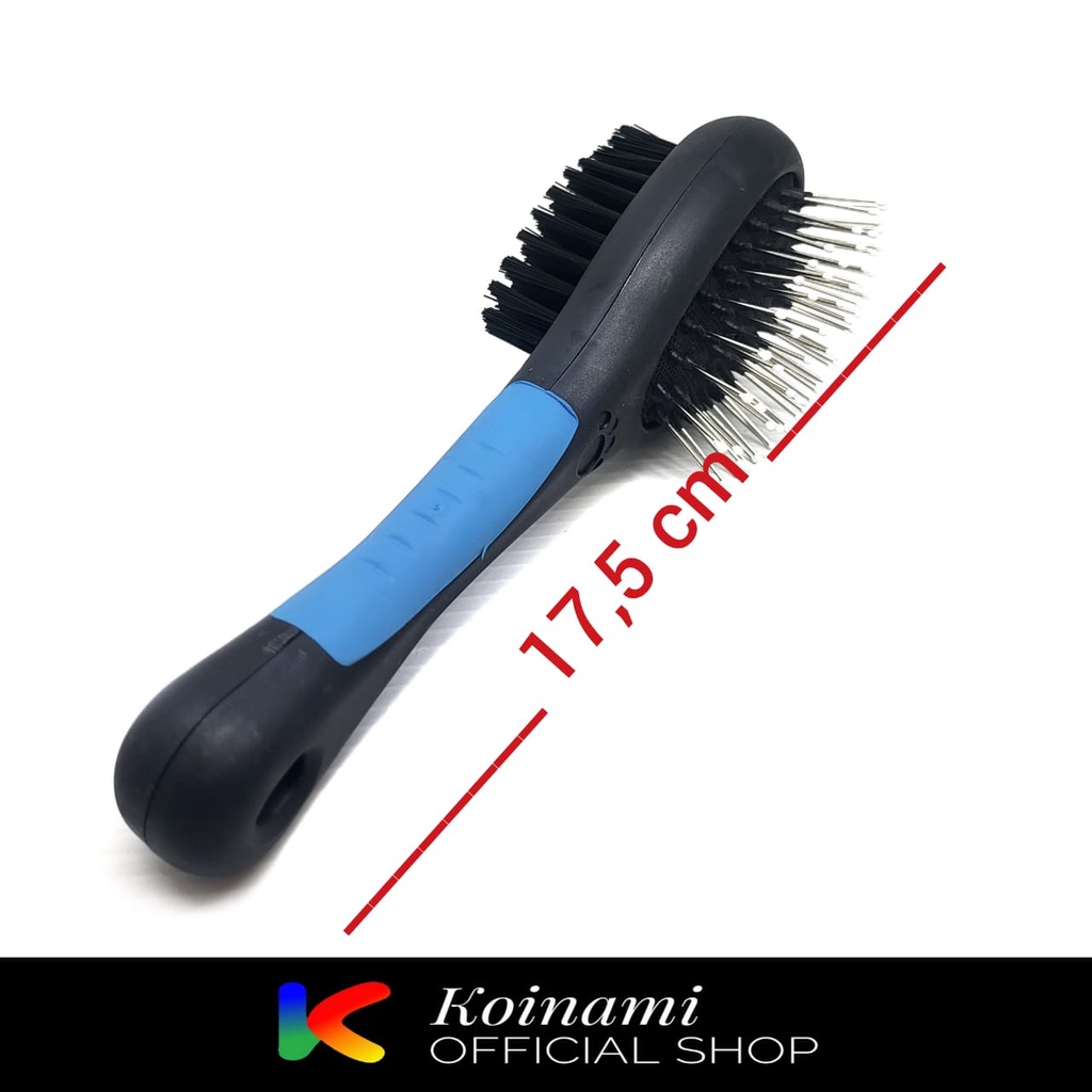 Sisir Double Sikat Pet Comb / Sisir Kucing / Sisir Anjing / Grooming / Aksesoris Kucing Anjing