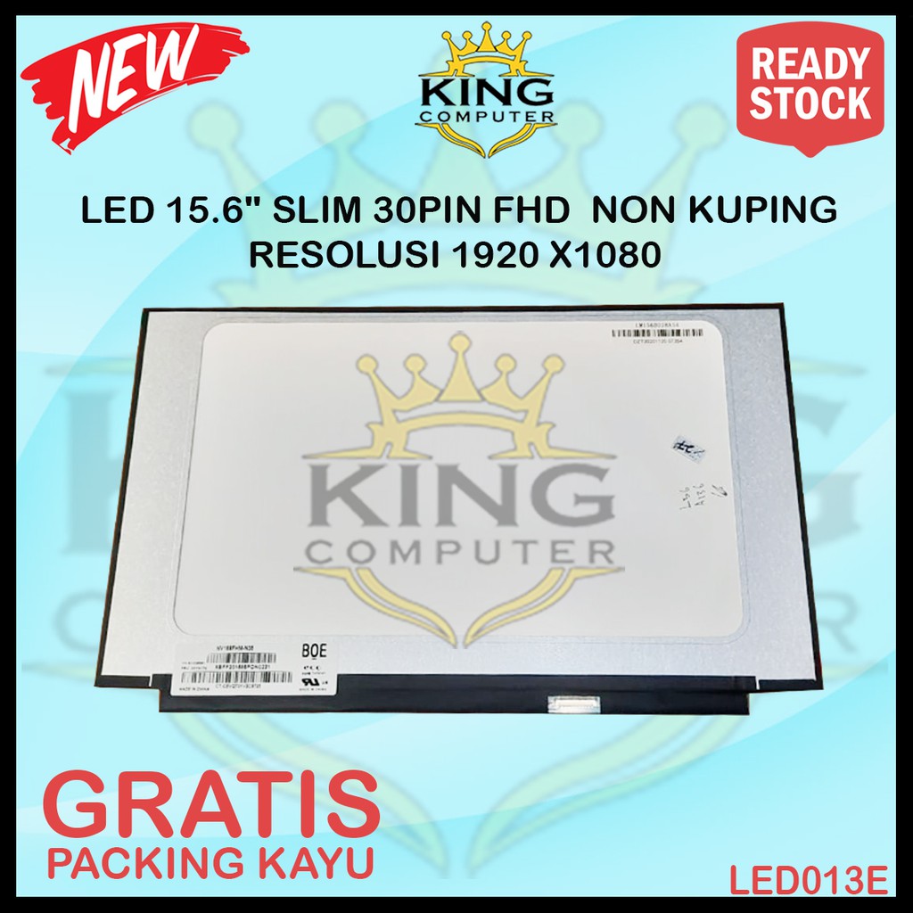 LCD LED LAPTOP 15.6 INCH SLIM 30PIN FHD 1920 X1080 NON KUPING