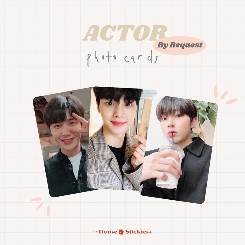 Actors Photocard Fanmade (8 pcs Photocard)