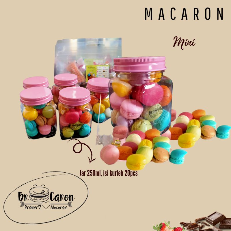 

macaron babby kemasan jar 250ml