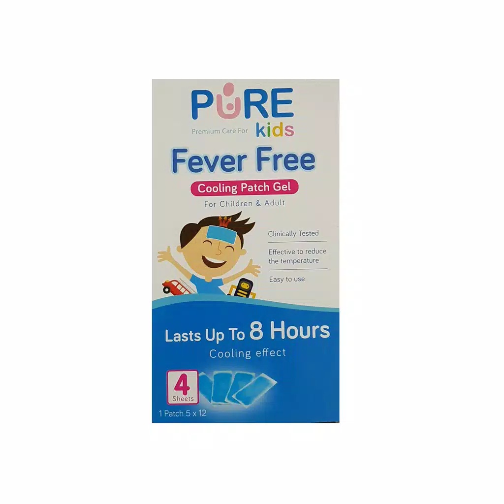 Pure Kids / Pure Baby Fever Free / Plester Penurun Panas / Cooling Pat - JB