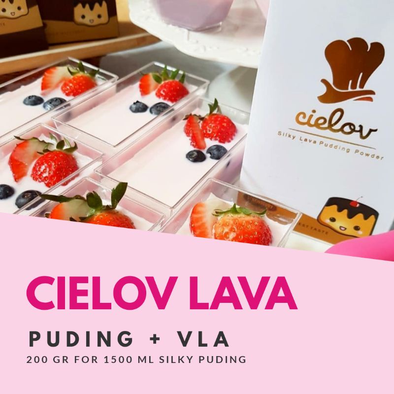 

CIELOV LAVA - pratiwirizkie - Premix Silky Pudding Powder Instant | Pilov | Puyo Pudot Buttermilk