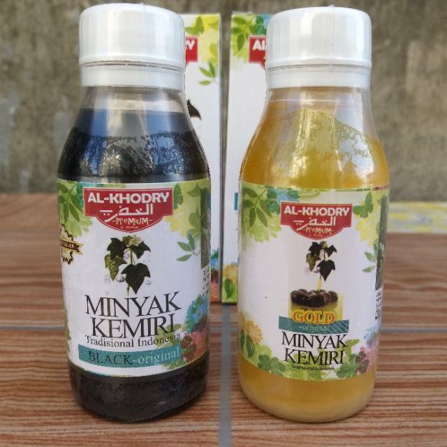 Minyak Kemiri Al Khodry Black and Gold Original - Minyak