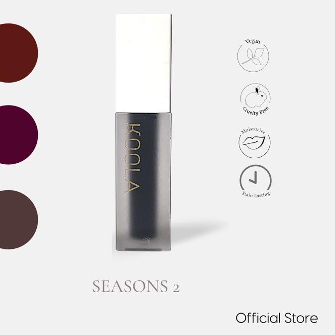 ✅Mantul ⚡ale❤ [SEASONS 2] KOOLA STAIN LIPGLOSS GEL LIPTINT produck terlaris