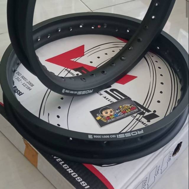 Jual Velg rossi hitam ring 17 ukuran lebar 185 215 | Shopee Indonesia