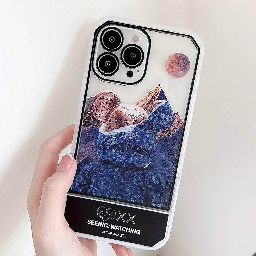 Soft Case Hp Gambar Kartun Beruang Untuk iPhone 13pro / Max / X / XS Max / XR / 11promax / 12pro