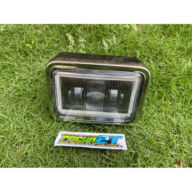 reflektor lampu depan 5T5 LED daymaker