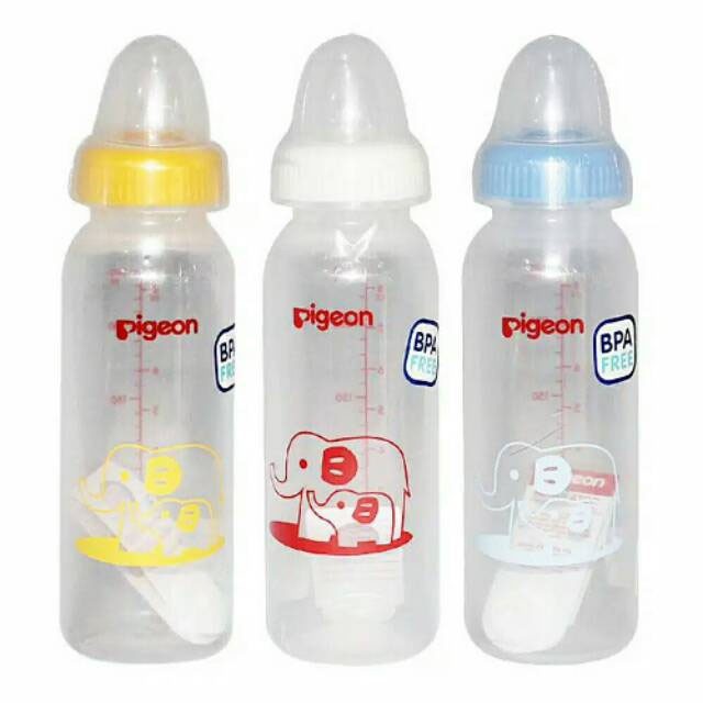 Botol Susu Pigeon 240ml Silicone Nipple Botol Susu Bayi