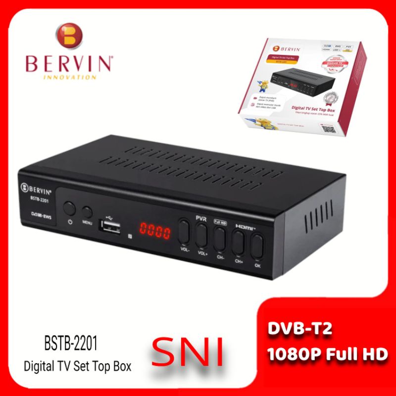 set top box BERVIN Digital TV Set Top Box BSTB-2201 bergaransi terbaik berkualitas lengkap murah tv digital B6Z3