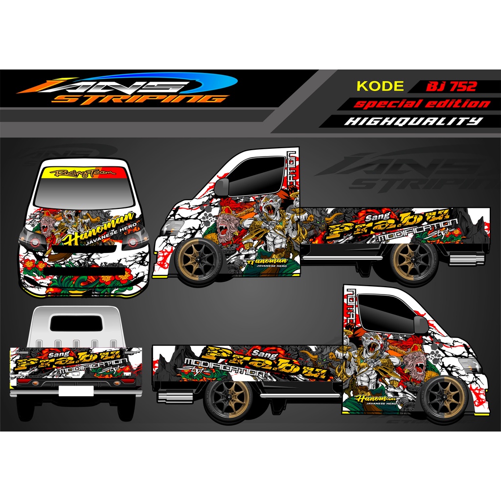 DECAL STICKER MOBIL PICK UP GRANMAX , CARRY , L300 / DECAL PICK UP / DECAL GRANMAX / DECAL STICKER MOBIL