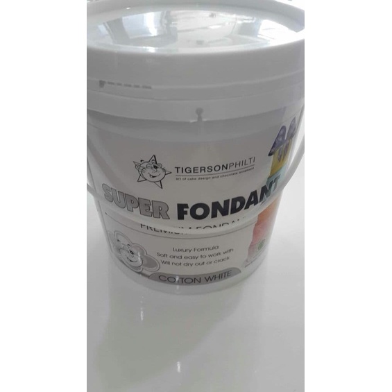 

Fondant Tigerson 1 pail (5 kg)