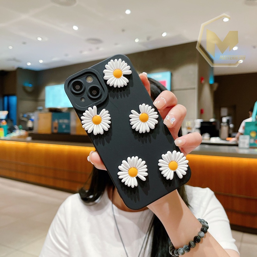 SOFTCASE PROCAMERA BUNGA DAISY 3D XIAOMI REDMI 4A 4X 5 5 PLUS 5A 6 POCO M3 M4 X3 PRO MA3418