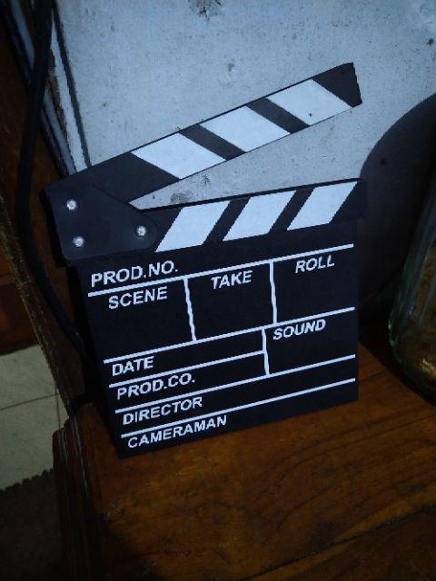 677 - Clapper Board Papan Penanda Action Claper Syuting Shooting Film