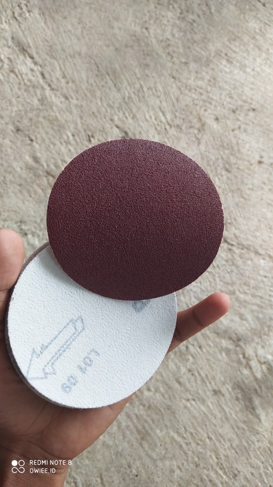 Amplas Bulat Velcro Grid 240