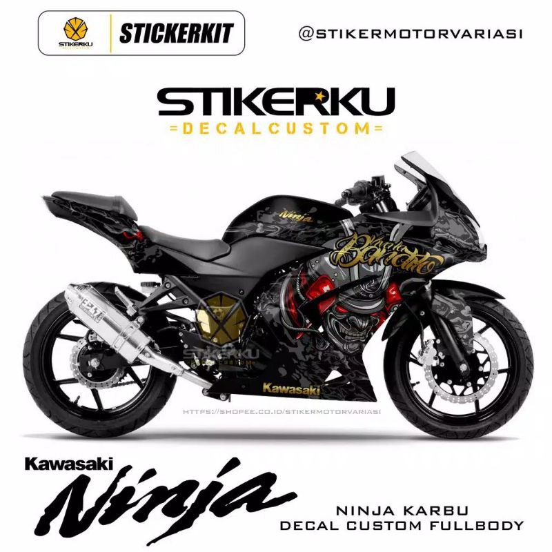 decal ninja 250 karbu/decal ninja 250 karbu/ sticker ninja 250 karbu full body