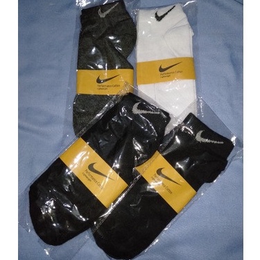 Kaos Kaki Motif Nike Pendek Mata Kaki/Kaos Kaki Polos Olahraga