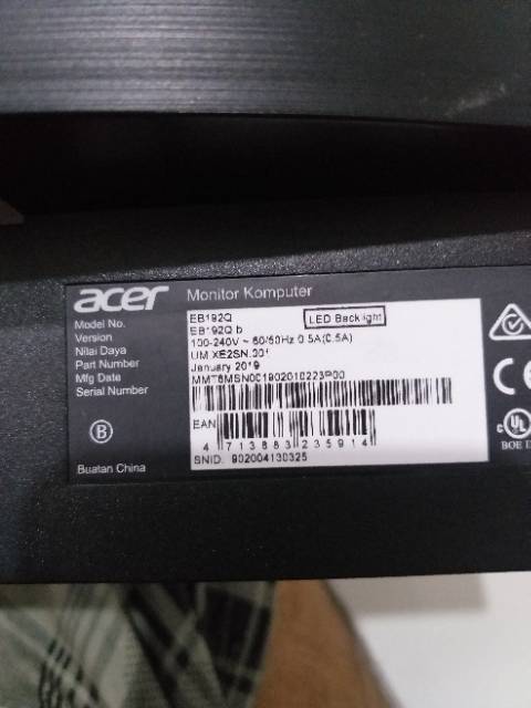 Monitor LED 19 inch ACER EB192Q