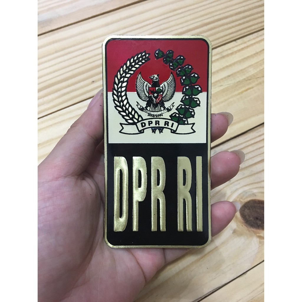 Sticker DPR RI - Stiker DPR - Sticker Plat DPR